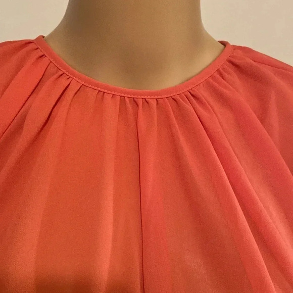 Hyfve blouse size Small, coral oversized long sleeve - Picture 2 of 9
